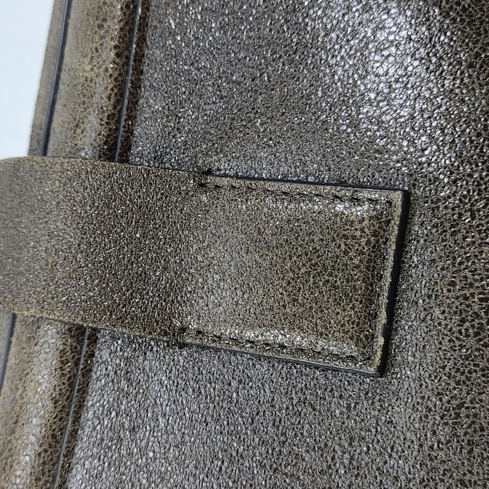 Brunello Cucinelli Buffed Leather Shoulder Bag. Monili - Picture 14 of 16